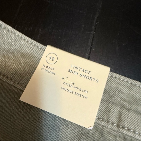 Universal thread Women's Casual green Denim Shorts - Picture 4 of 6